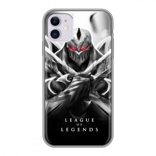 Дизайнерский силиконовый чехол для Iphone 11 League of Legends