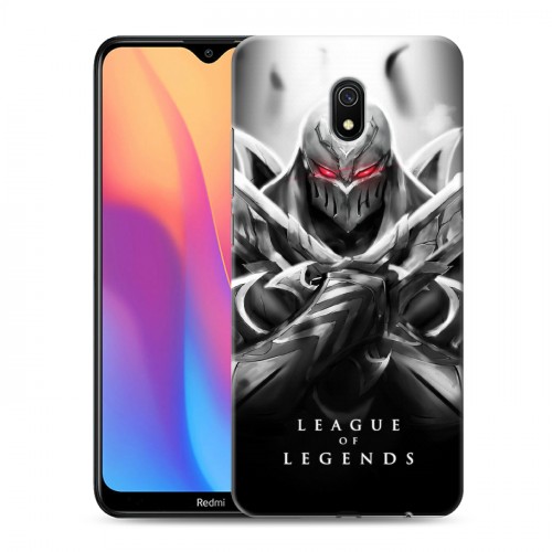 Дизайнерский силиконовый с усиленными углами чехол для Xiaomi RedMi 8A League of Legends