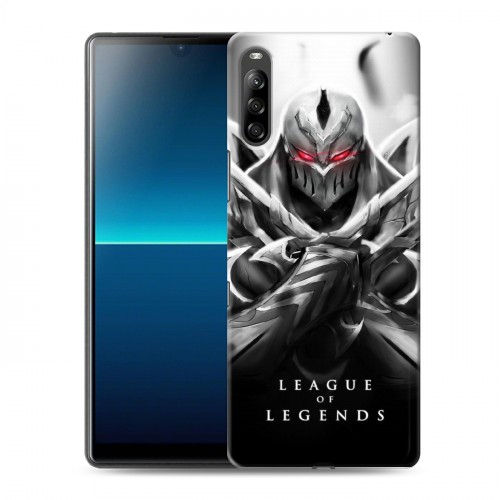 Дизайнерский силиконовый с усиленными углами чехол для Sony Xperia L4 League of Legends