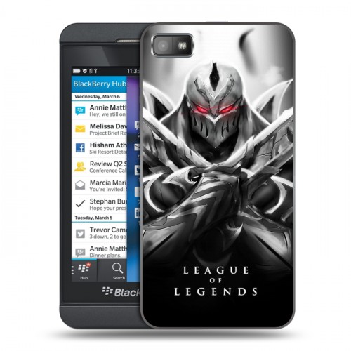 Дизайнерский пластиковый чехол для BlackBerry Z10 League of Legends