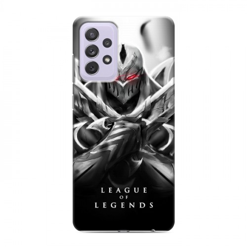 Дизайнерский пластиковый чехол для Samsung Galaxy A72 League of Legends