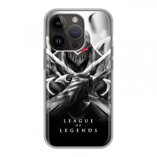 Дизайнерский силиконовый чехол для Iphone 14 Pro League of Legends