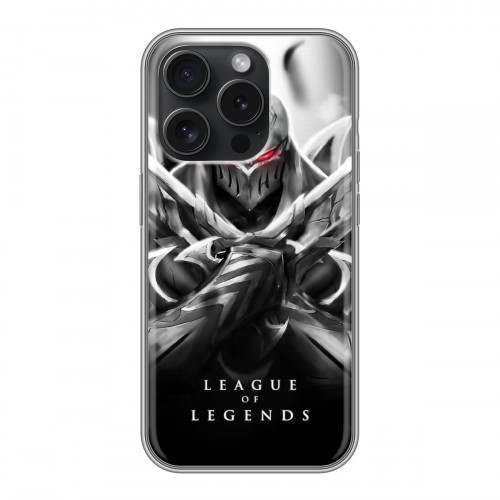 Дизайнерский силиконовый чехол для Iphone 15 Pro League of Legends