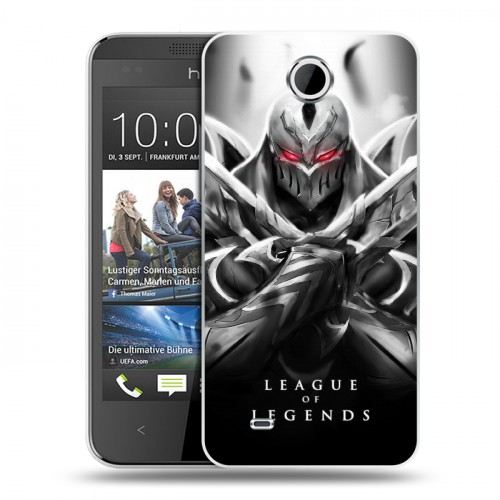 Дизайнерский пластиковый чехол для HTC Desire 300 League of Legends