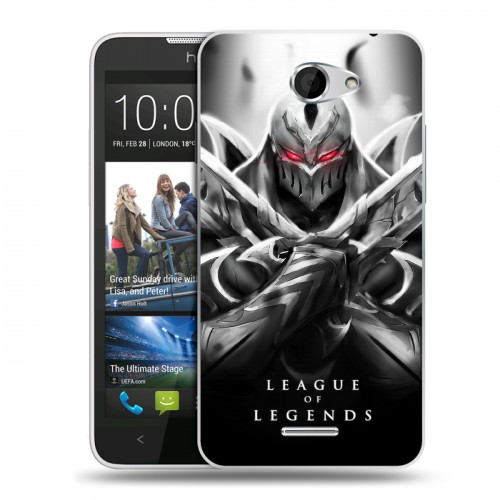 Дизайнерский пластиковый чехол для HTC Desire 516 League of Legends