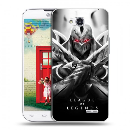 Дизайнерский пластиковый чехол для LG L80 League of Legends