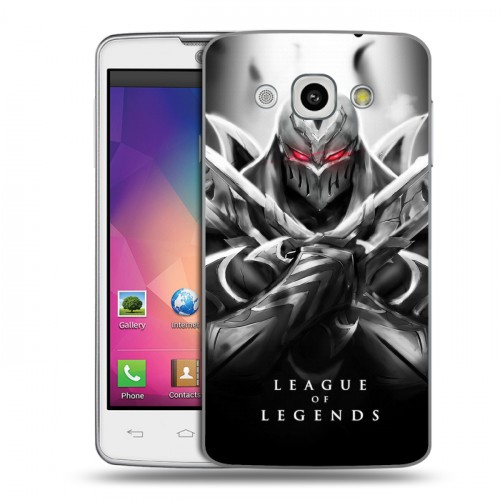 Дизайнерский пластиковый чехол для LG L60 League of Legends