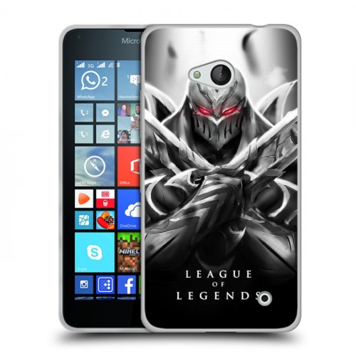 Дизайнерский пластиковый чехол для Microsoft Lumia 640 League of Legends