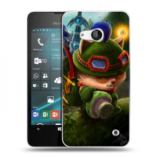 Дизайнерский пластиковый чехол для Microsoft Lumia 550 League of Legends