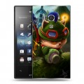 Дизайнерский пластиковый чехол для Sony Xperia acro S League of Legends