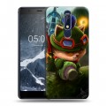 Дизайнерский пластиковый чехол для Nokia 5.1 League of Legends