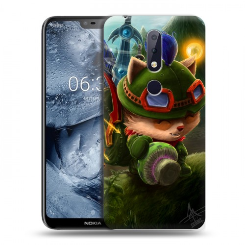 Дизайнерский пластиковый чехол для Nokia 6.1 Plus League of Legends