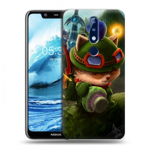 Дизайнерский силиконовый чехол для Nokia 5.1 Plus League of Legends