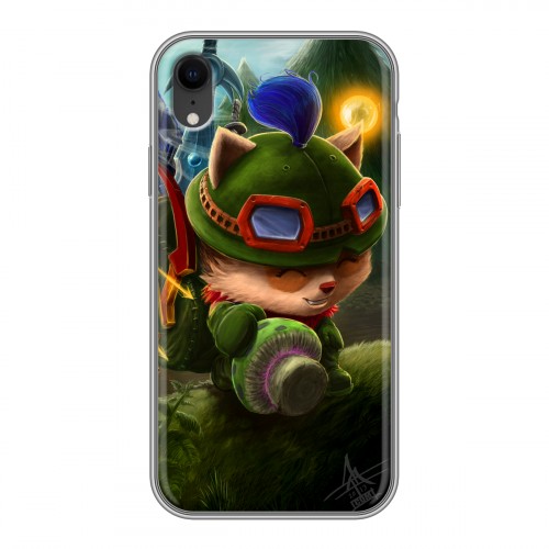 Дизайнерский пластиковый чехол для Iphone Xr League of Legends