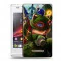 Дизайнерский пластиковый чехол для Sony Xperia E League of Legends