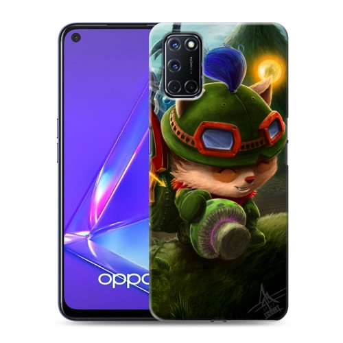 Дизайнерский пластиковый чехол для OPPO A52 League of Legends