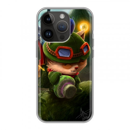 Дизайнерский силиконовый чехол для Iphone 14 Pro League of Legends