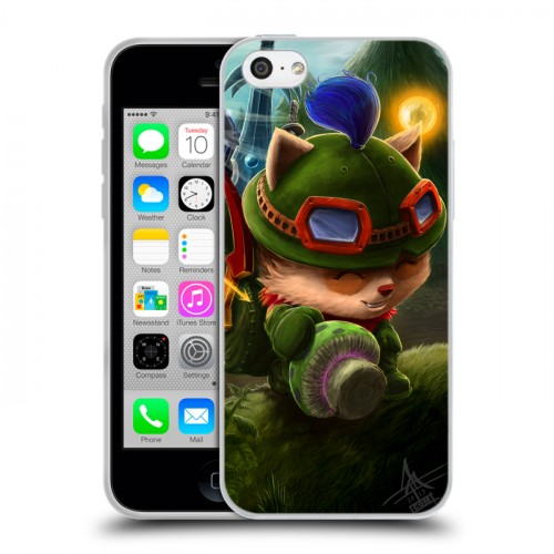 Дизайнерский пластиковый чехол для Iphone 5c League of Legends