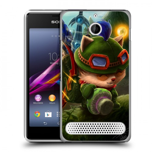 Дизайнерский силиконовый чехол для Sony Xperia E1 League of Legends