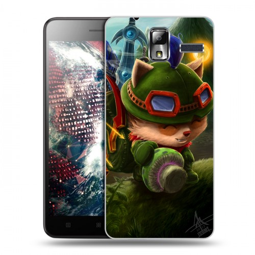 Дизайнерский силиконовый чехол для Lenovo S580 Ideaphone League of Legends