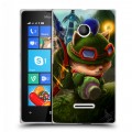 Дизайнерский пластиковый чехол для Microsoft Lumia 435 League of Legends