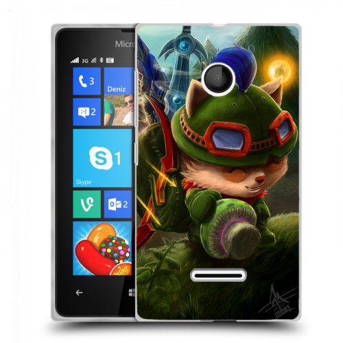 Дизайнерский пластиковый чехол для Microsoft Lumia 435 League of Legends