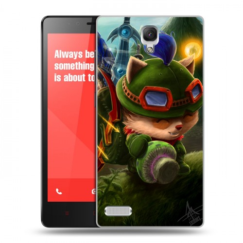 Дизайнерский силиконовый чехол для Xiaomi RedMi Note League of Legends