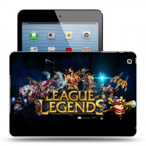 Дизайнерский силиконовый чехол для Ipad Mini League of Legends