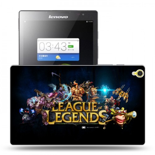 Дизайнерский силиконовый чехол для Lenovo Tab S8 League of Legends