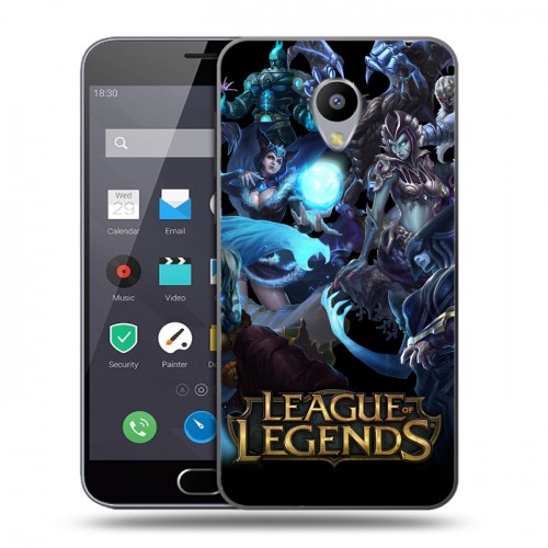 Дизайнерский пластиковый чехол для Meizu M2 Note League of Legends