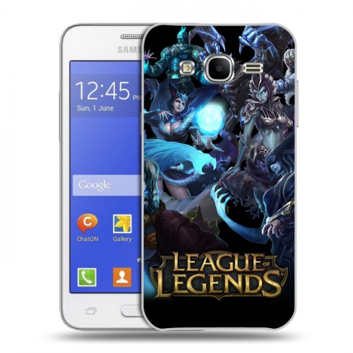 Дизайнерский пластиковый чехол для Samsung Galaxy J7 League of Legends