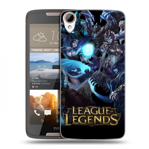 Дизайнерский силиконовый чехол для HTC Desire 828 League of Legends
