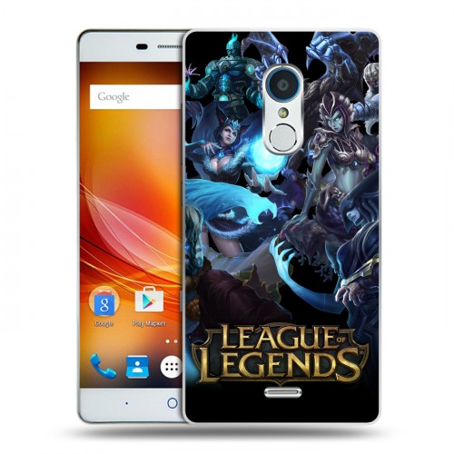 Дизайнерский пластиковый чехол для ZTE Blade X9 League of Legends