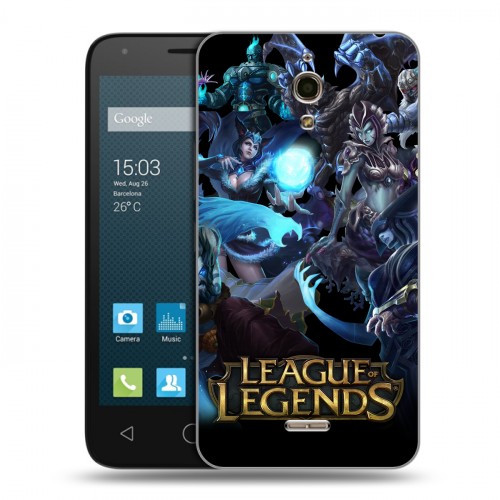 Дизайнерский силиконовый чехол для Alcatel One Touch Pixi 4 (6) League of Legends
