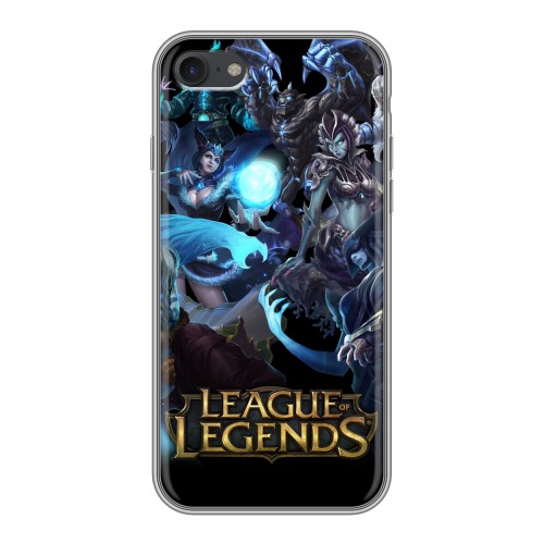 Дизайнерский силиконовый чехол для Iphone 7 League of Legends