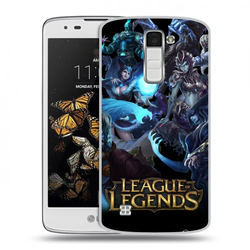 Дизайнерский пластиковый чехол для LG K8 League of Legends