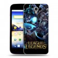 Дизайнерский пластиковый чехол для ZTE Blade A510 League of Legends