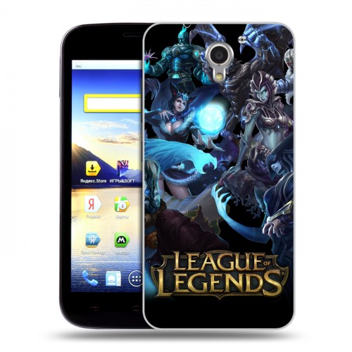 Дизайнерский пластиковый чехол для ZTE Blade A510 League of Legends