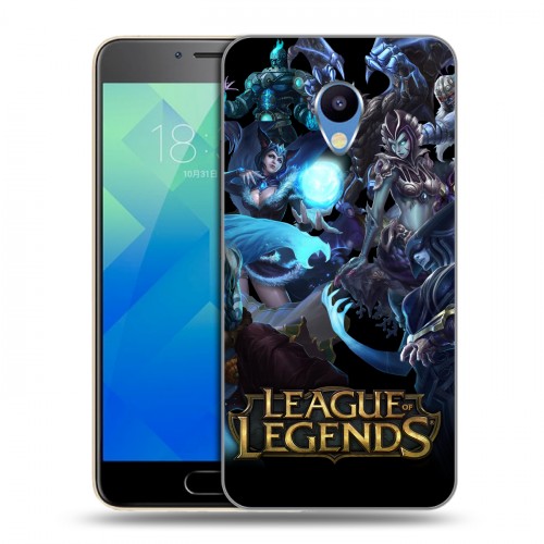 Дизайнерский силиконовый чехол для Meizu M5 League of Legends