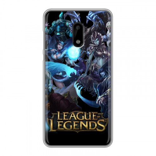 Дизайнерский пластиковый чехол для Nokia 6 League of Legends