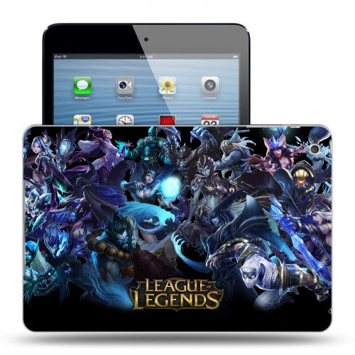 Дизайнерский силиконовый чехол для Ipad Mini League of Legends