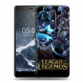 Дизайнерский пластиковый чехол для Nokia 5.1 League of Legends