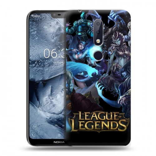 Дизайнерский пластиковый чехол для Nokia 6.1 Plus League of Legends