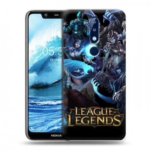 Дизайнерский пластиковый чехол для Nokia 5.1 Plus League of Legends