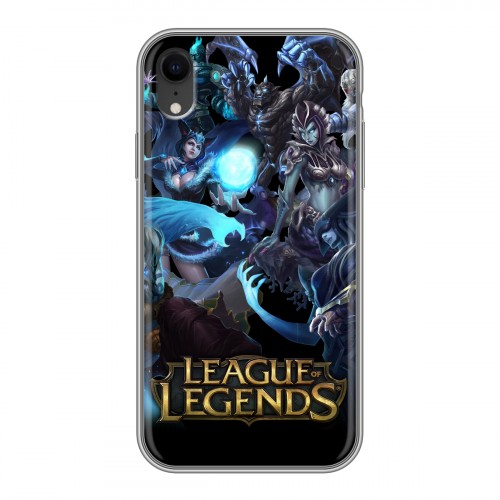 Дизайнерский пластиковый чехол для Iphone Xr League of Legends