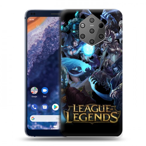 Дизайнерский силиконовый чехол для Nokia 9 PureView League of Legends