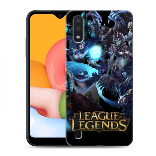 Дизайнерский силиконовый чехол для Samsung Galaxy M01 League of Legends