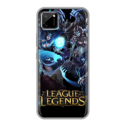 Дизайнерский пластиковый чехол для Realme C11 League of Legends