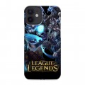 Дизайнерский пластиковый чехол для Iphone 12 Mini League of Legends