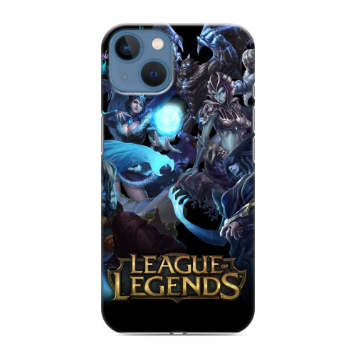 Дизайнерский силиконовый чехол для Iphone 13 League of Legends
